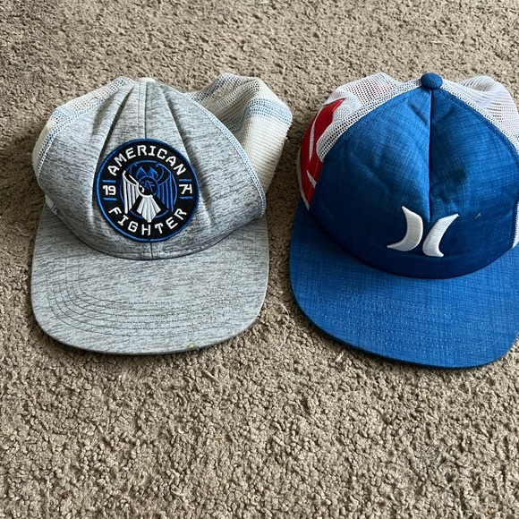 American Fighter and Hurley hats - Picture 1 of 8